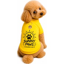 Patilemece Sarı Köpek T Shirt
