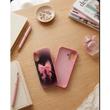 Teyin Aksesuar iphone 16 Uyumlu Lansman Içi Kadife Silikon Telefon Kılıfı