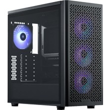 Cooler Master Elıte 502 Atx 3x Argb Fan 80+ Gold Atx 3.1 Gen5 Siyah 750W Gamıng Kasa