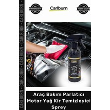 Carlburn #yağtemizleyici Susuz Araç Bakım Parlatıcı Sprey Güçlü Formül 410 ml Motor Yağ Kir Temizleyici