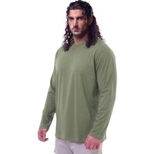 Maruf Shop Erkek Büyük Beden 115 - 155 Kilo Arası Uygun Bedenli % 100 Pamuk Uzun Kol Bisiklet Yaka Sweatshirt