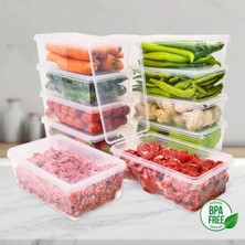 Belle Fusion Mey Ithalat® Sgs B2000-10 Buzluk Saklama Kabı 2 Litre 10 Adet