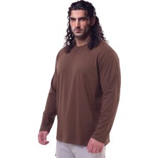 Maruf Shop Erkek Büyük Beden 115 - 155 Kilo Arası Uygun Bedenli % 100 Pamuk Uzun Kol Bisiklet Yaka Sweatshirt
