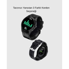 Belle Fusion Mey Ithalat® 3 Kordonlu Amoled Akıllı Saat - Sağlık Takipli