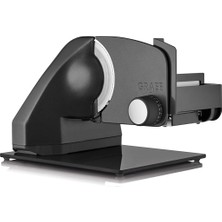 Graef. Classic C95 - Elektrikli Çok Amaçlı Dilimleyici, Almanya'da Üretilmiştir, 30° Eğilebilir, Tam Metal, Paslanmaz Çelik Tırtıklı Bıçak 170 Mm, Kesme Kalınlığı 0-20 Mm, 170 W, Ekmek Dilimleyici, De