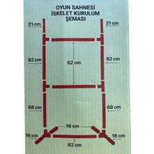 Belle Fusion Mey Ithalat® MOL-316 Role Paly Tiyatro Sahne