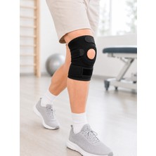 Belle Fusion Mey Ithalat® Kısa Diz Desteği Ligamentli Açık Diz Kapağı Cırtlı Ayarlanabilir Dizlik