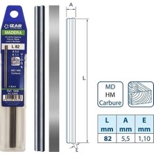 Belle Fusion Mey Ithalat® Izar Planya Bıçağı 82 mm 1 Çift