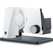 Graef S11001 - Elektrikli Çok Amaçlı Dilimleyici SKS110, Almanya'da Üretilmiştir, Paslanmaz Çelik Tırtıklı Bıçak Ø170 Mm, Kesme Kalınlığı 0-20 Mm, Enerji Tasarruflu Motor 170 W, Çocuk Güvenliği Kilidi