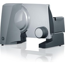 Graef. G50 - Elektrikli Çok Amaçlı Dilimleyici, Almanya'da Üretilmiştir, Paslanmaz Çelik Tırtıklı Bıçak Ø 170 Mm, Kesme Kalınlığı 0-20 Mm, Enerji Tasarruflu Motor 170 W, Çocuk Kilidi, Yerden Tasarruf