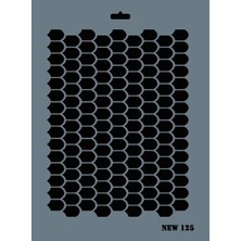 Belle Fusion Mey Ithalat® Rich New Seri N-125 Stencil 35X25 cm