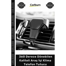 Carlburn Özel Üretim Uzayabilen Vantuzlu Oto Araba 360 Derece Dönebilen Kaliteli Araç Içi Klima Telefon Tutucu