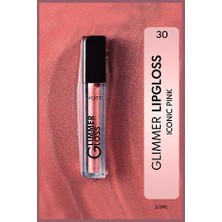 Bezos Note Glimmer Gloss Sorbet Lip Gloss - 30 Iconic Pink
