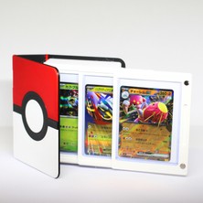 Feoline 12'li Kart Saklama Kitabı – Pokémon Poké Topu Tasarımlı Kartlık