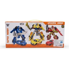 TKÇ 010A29 Transformer Set Renkli Oyuncak Dönüşen Robot