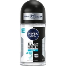 Bezos Nivea Men Erkek Roll-On Deodorant 50ML - Black&white Invisible