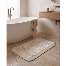 Luna Peluş Hasır Banyo Paspası 50×80 cm