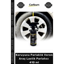 Carlburn #lastikparlatıcı 410 ml Parlatıcı Koruyucu Parlaklık Veren Estetik Siyah Araç Lastik Parlatıcı