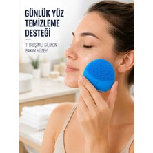 TKÇ Şarjlı Yüz Temizleme Cihazı Yumuşak Silikon Titreşimli Cilt Bakım Fırçası