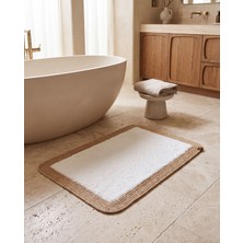 Luna Peluş Hasır Banyo Paspası 50×80 cm