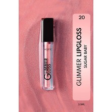 Bezos Note Glimmer Gloss Sorbet Lip Gloss - 20 Sugar Baby