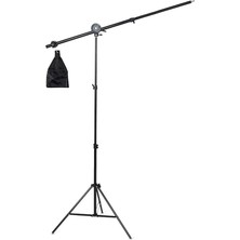 AZT 140CM Boom Arm Uzatma Kolu Kum Torbalı ve 200cm Işık Ayağı , Işık , Softbox , Mikrofon , LED Vb.