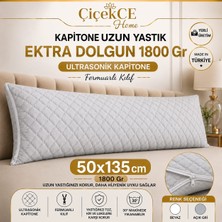 Uzun Yastık Kapitoneli 50X135 Ekstra Dolgun 1800 Gram 1 Adet