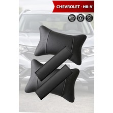 Automod Chevrolet Hrv Uyumlu 2şer Adet Koltuk Yastık Set Lüks Deri Kemer Kılıfı