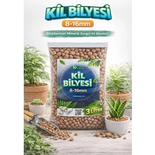 Plant Home Power Mix Bitki Bakımı Için Doğal Kil Bilyesi (Hidroton) – Topraksız Tarım Kil Bilyesi - 3 Litre