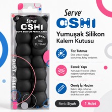 Serve Oshi Yumuşak Silikon Kalem Kutusu – Toz Tutmaz Esnek Tasarım 4 Renk Seçenekli 1 Adet
