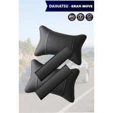 Automod Daihatsu Gran Move Uyumlu Kemer Kılıfı Lüks Deri Koltuk Yastık 2şer Adet Set