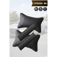 Automod Citroen Bx Uyumlu Kemer Kılıfı Koltuk Yastık 2şer Adet Set Lüks Deri