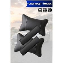 Automod Chevrolet Impala Uyumlu Kemer Kılıfı Lüks Deri 2şer Adet Set Koltuk Yastık