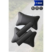 Automod Fmax Uyumlu Lüks Deri Set Kemer Kılıfı Koltuk Yastık 2şer Adet