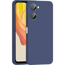 Vivo Y18 Uyumlu Zore Mara Lansman Kadife Iç Yüzeyli Silikon Kılıf - Lyon Tech