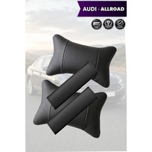 Automod Audi Allroad Uyumlu Koltuk Yastık Lüks Deri 2şer Adet Set Kemer Kılıfı