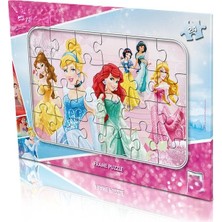 NW NessiWorld 24 Parça  Princess Frame Puzzle