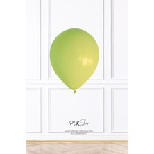 Pek Shop Limon Yeşili Renk Balon 10 Adet - 12 Inc 30 cm Parti Balonu