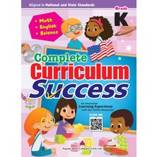 Popular Book Company (Usa) Complete Curriculum Success Kindergarten - Learning Workbook For Kindergarten Students - English, Ma