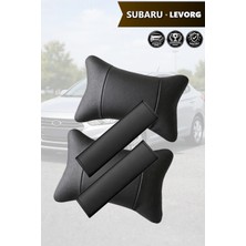 Automod Subaru Levorg Uyumlu Kemer Kılıfı Koltuk Yastık Set Lüks Deri 2şer Adet