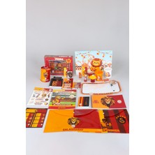 x Dekomus Lisanslı Galatasaray 41 Parça Full Eğlence & Hobi Kırtasiye Seti Oyun Hamuru,puzzle,kuru Boya,boyama Kitabı
