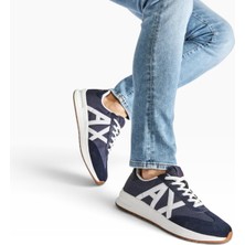 Armani Exchange Logolu Deri Sneaker Ayakkabı Erkek Ayakkabı XUX071 XV527 K677