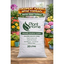 Cocopeat Içerikli Bitki Toprağı 20 Litre – Perlit - 5-15 Kırmızı Ponza Katkılı Salon Bitkisi Toprağı