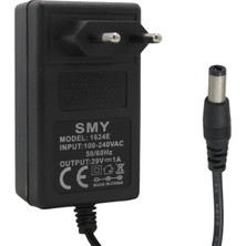 Uravas Store Smy 1624E 29 Volt 1 Amper 5.5*2.5mm + 5.5x2.1mm Uçlu Uyumlu Priz Tipi Adaptör