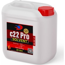 Dolar Kimya Protez Saç Solventi C22 Pro | 20 Litre (C22 Yağ Bazlı Bant Sökücü,protez Saç Yapıştırıcı ve Bant Temizleyici)