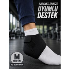 Mey İthalat M Beden Cırtlı Topuk Çorabı 40-45 Numara Esnek Topuk Ayak Desteği