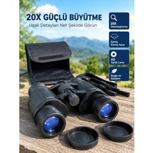 Mey İthalat Taşıma Çantalı 20X Dürbün Hassas Odaklama Geniş Görüş Açılı Profesyonel Dürbün