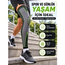 Mey İthalat Uzun Kompresyon Diz Destekliği Spor Günlük Kullanım Için Güçlü Destek