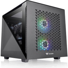 Thermaltake Dıvıder 200 Tg Aır M-Atx 1X200MM Fan Siyah (Psu Yok) Gamıng Kasa
