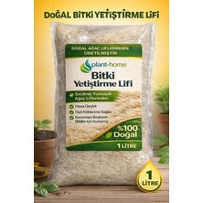 Plant Home Power Mix Bitki Yetiştirme Lifi 1 Litre – %100 Doğal, Hava Geçirgen Kök Geliştirici Lif